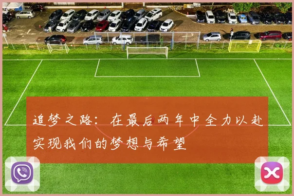 追梦之路：在最后两年中全力以赴实现我们的梦想与希望